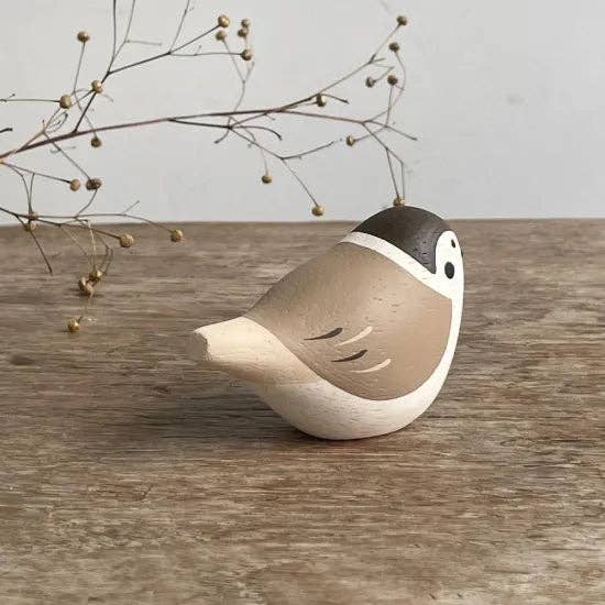 Wee Wooden Sparrow
