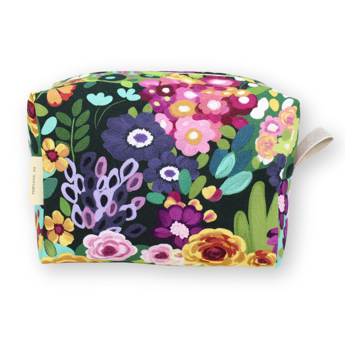 The Medium Dopp Kit: Navy Floral / Medium