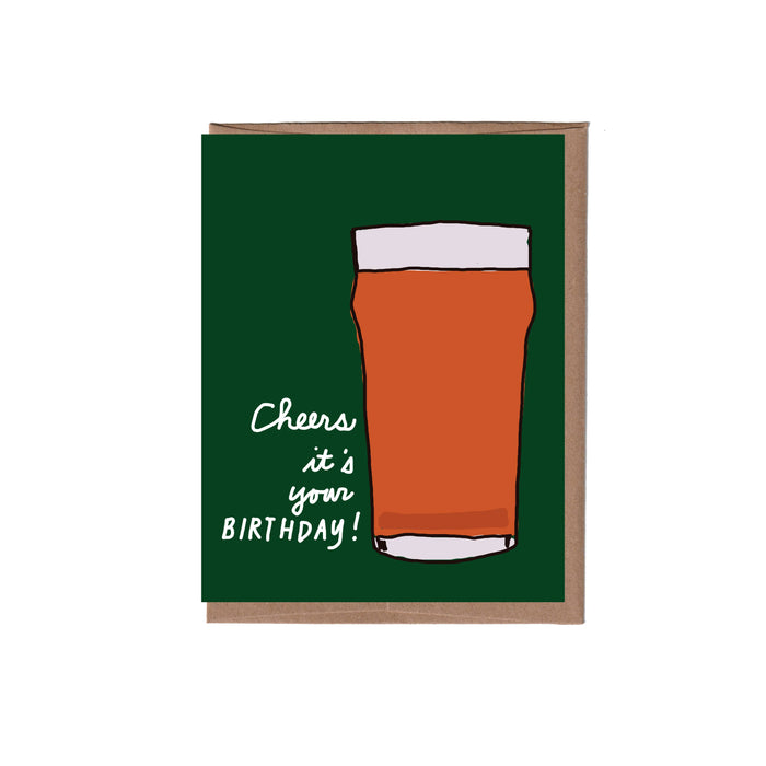 Scratch & Sniff Beer Birthday Greeting Card