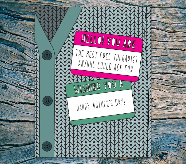 644 - Mom Free Therapist - A2 card