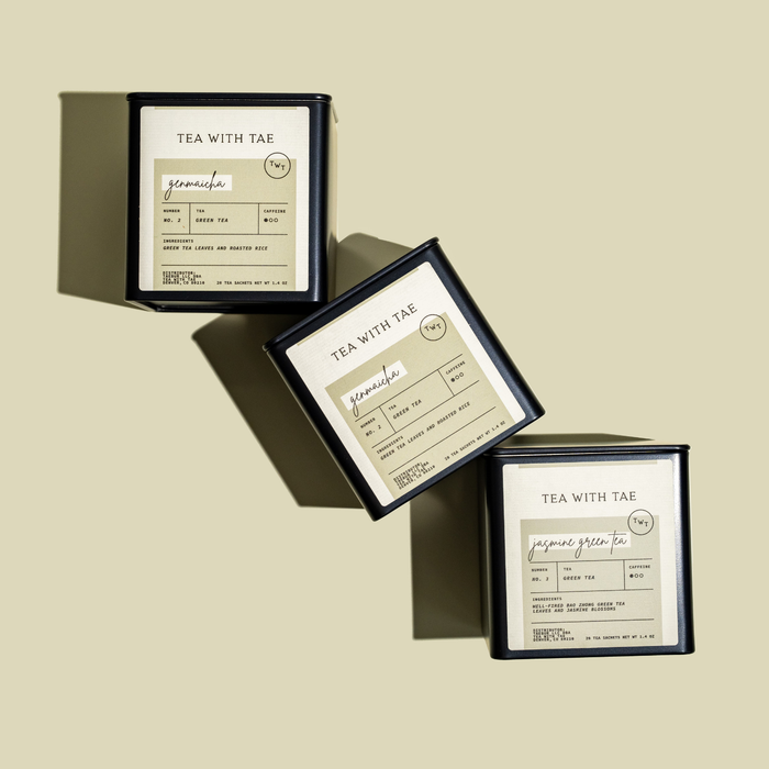 Genmaicha Traditional Green Tea Gift Tin (20 tea bags)
