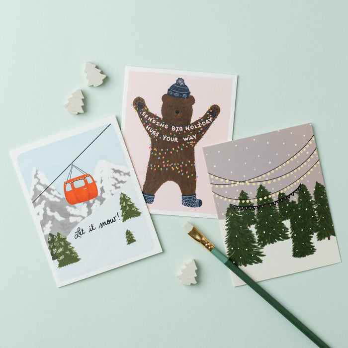 Big Holiday Hugs | Holiday Card | Christmas Card: Single