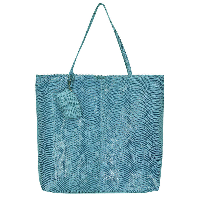 Gemma Handcrafted Leather Tote Bags: Berry