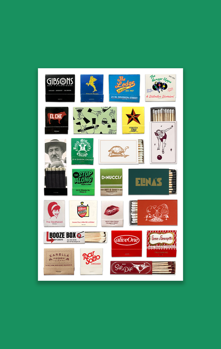Chicago Matchbox Collage - Expanded Edition