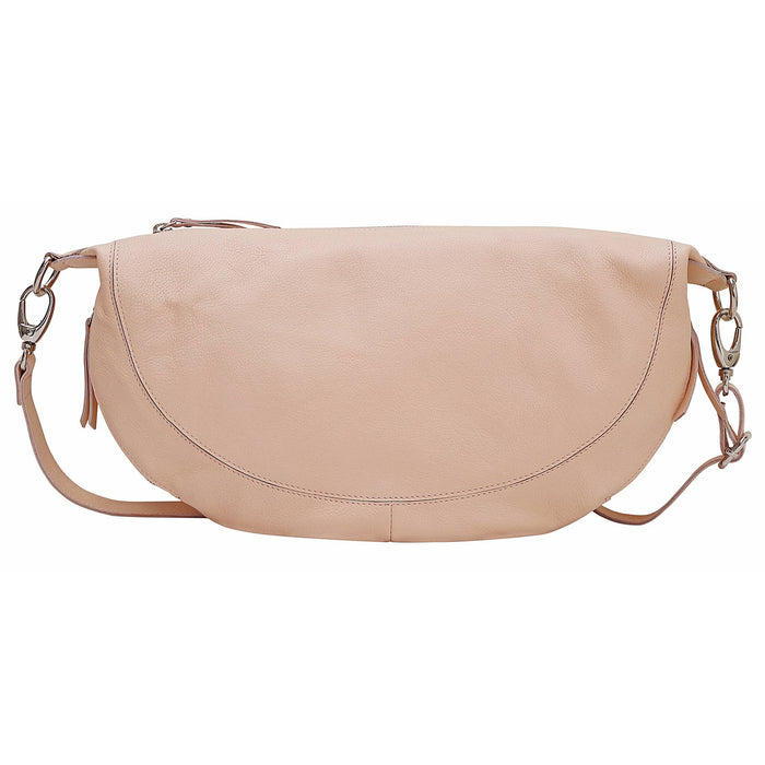 Callie Handcrafted Leather Sling/Crossbody Bags: Moss
