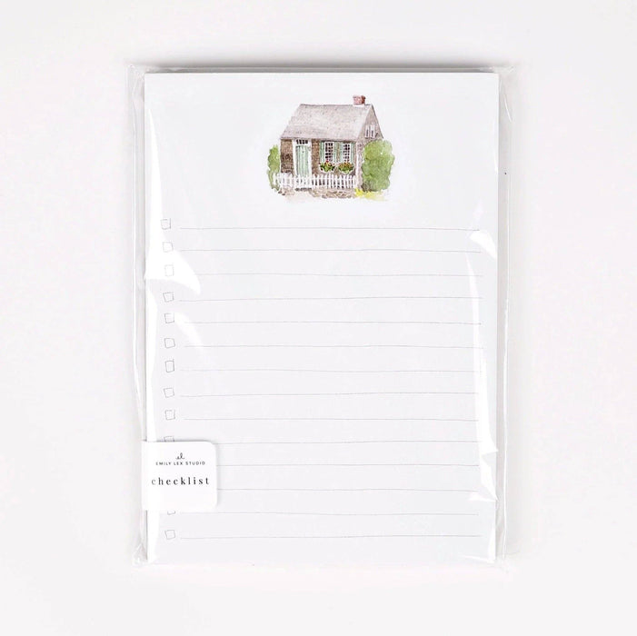 Everyday checklist notepad: Bluebird
