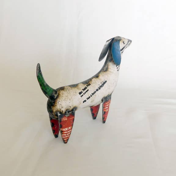 Dachshund Recycled Metal Animals