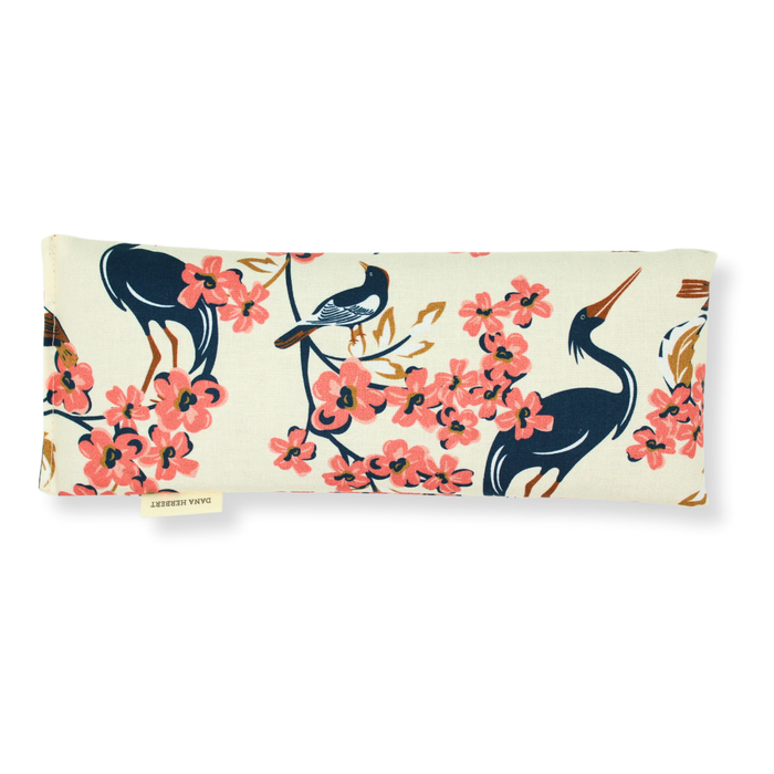 Eye Pillow: Navy Floral / Lavender