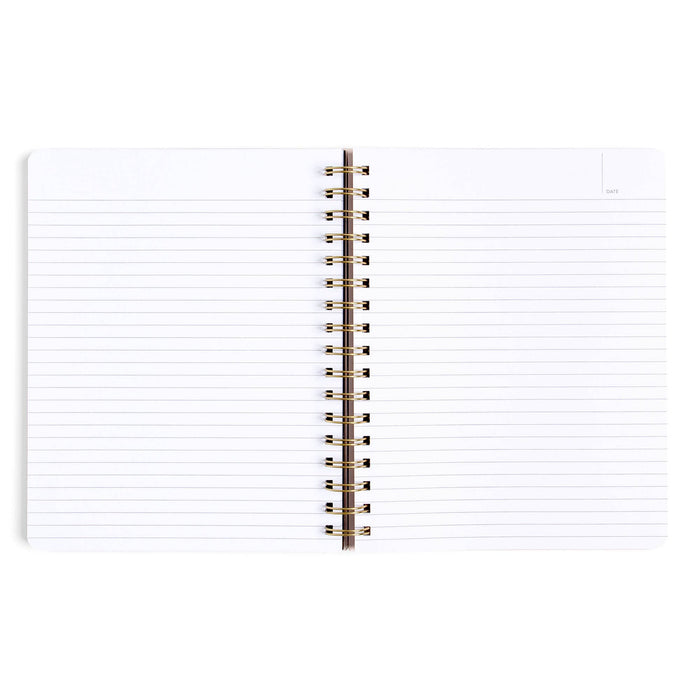Highly Caffeinated 7x9 Spiral Notebook