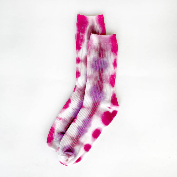Braveheart Tie-dyed Dressy Socks: Medium (W 6-10 / M 6-8)