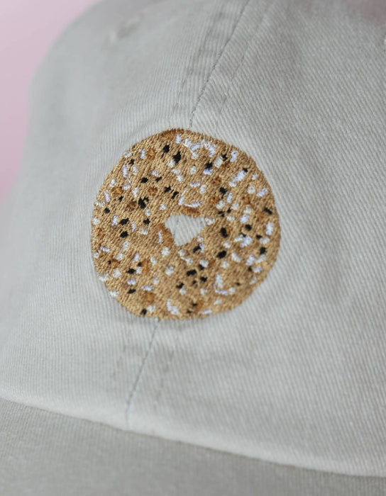 Embroidered Hat | Everything Bagel, Khaki Color