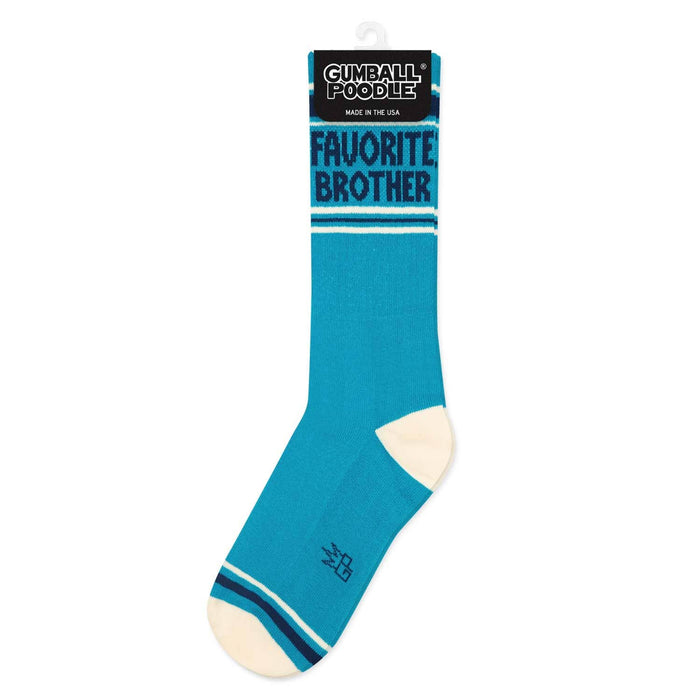 Favorite Brother Gym Crew Socks