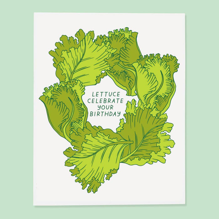 Lettuce Bday Card