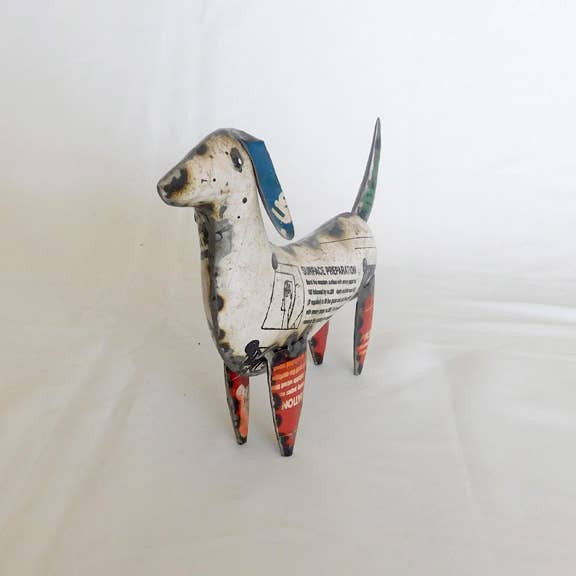 Dachshund Recycled Metal Animals