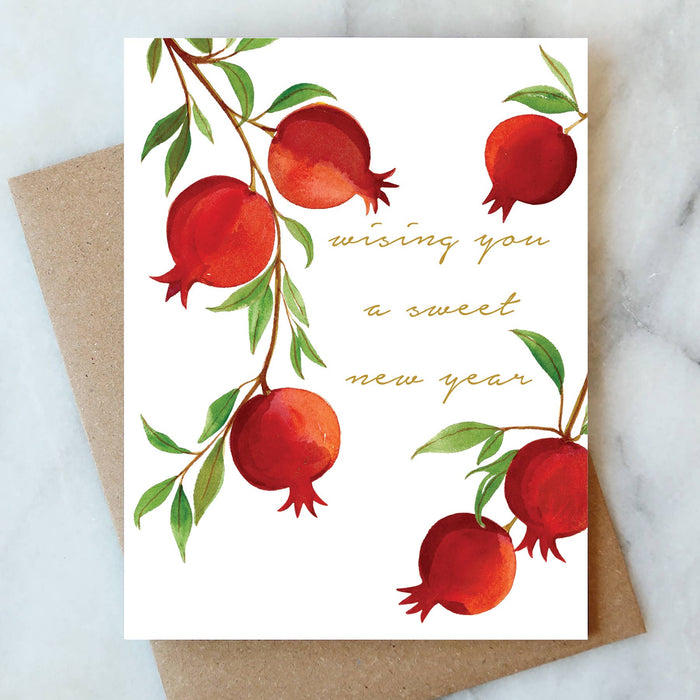 Pomegranate New Year Card | Rosh Hashanah Card
