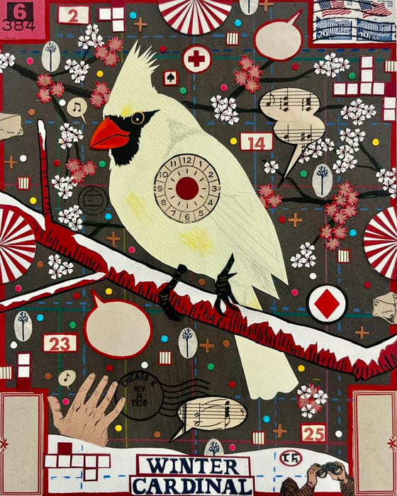 Box of Snowbirds, set of 8 cards and envelopes