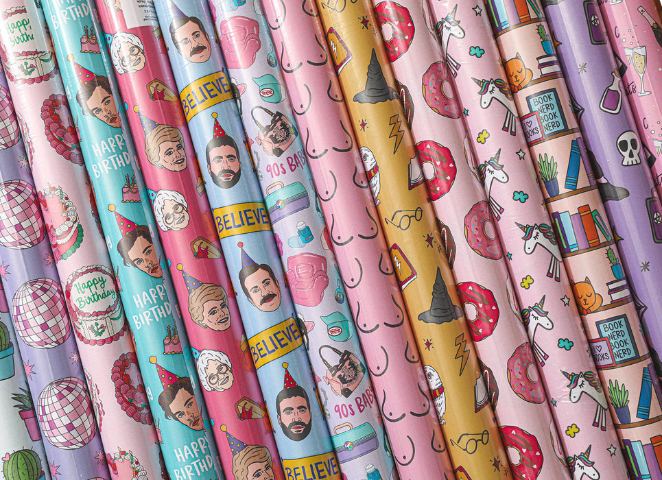 Disco Ball Wrapping Paper Roll