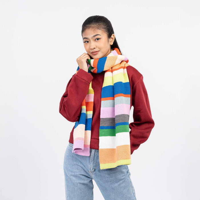 Multi Stripe Big Scarf: Sport