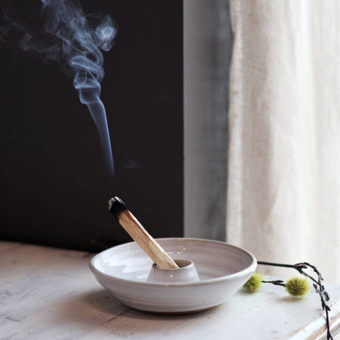 Palo Santo Burning Ritual Dish: Black