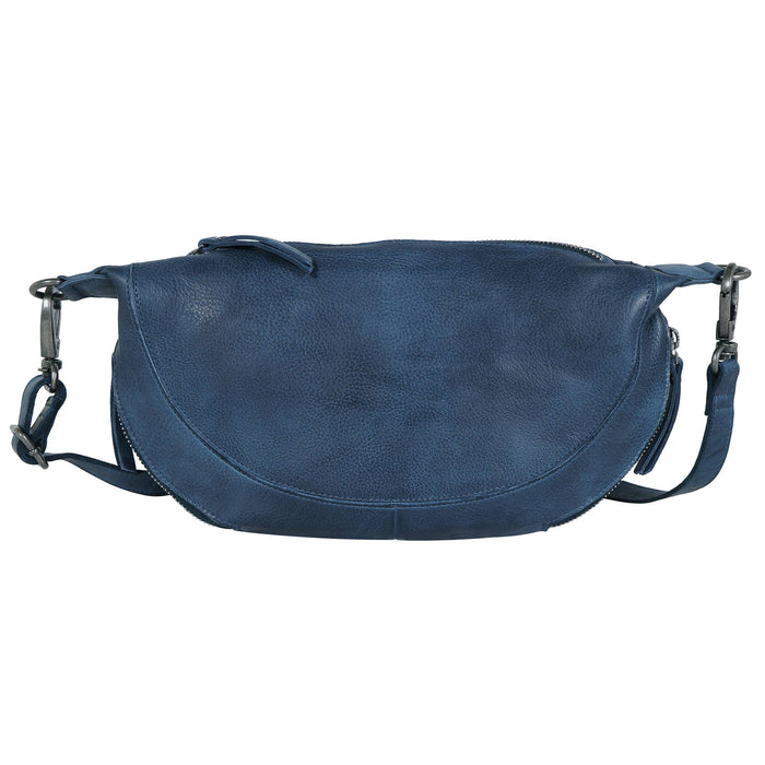 Crosby Handcrafted Leather Sling/Crossbody Bags: Mint