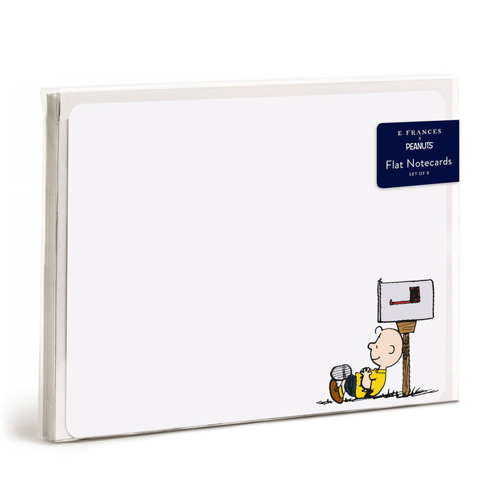 E. Frances x Peanuts® Charlie Brown Mailbox Flat Notecards