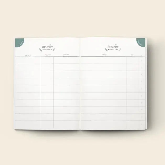Guided Travel Journal, A5 Hardcover - Follow The Sun