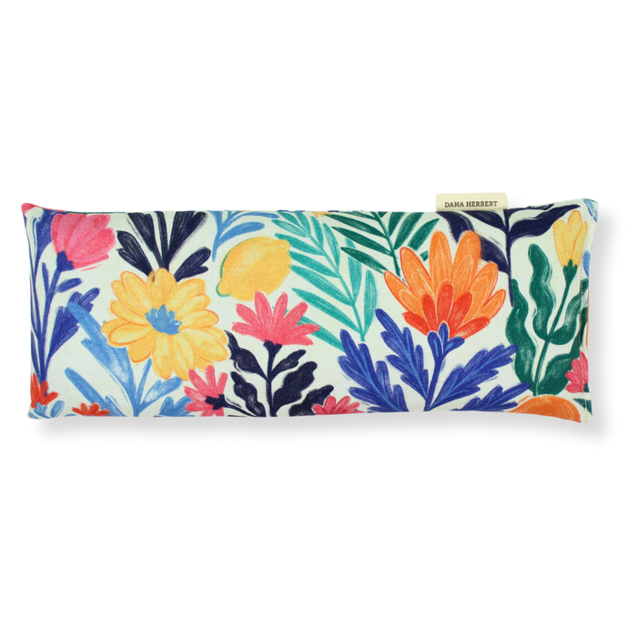 Eye Pillow: Cream Floral / Lavender