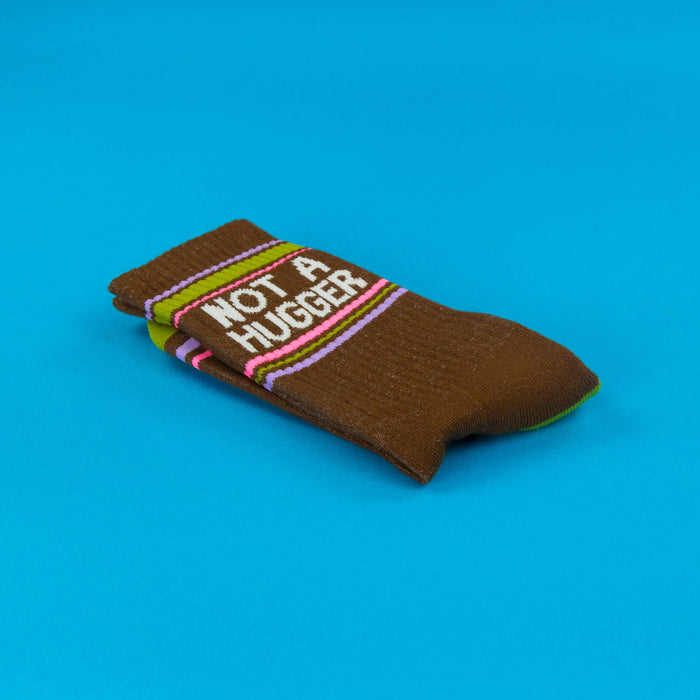 Not A Hugger Gym Crew Socks