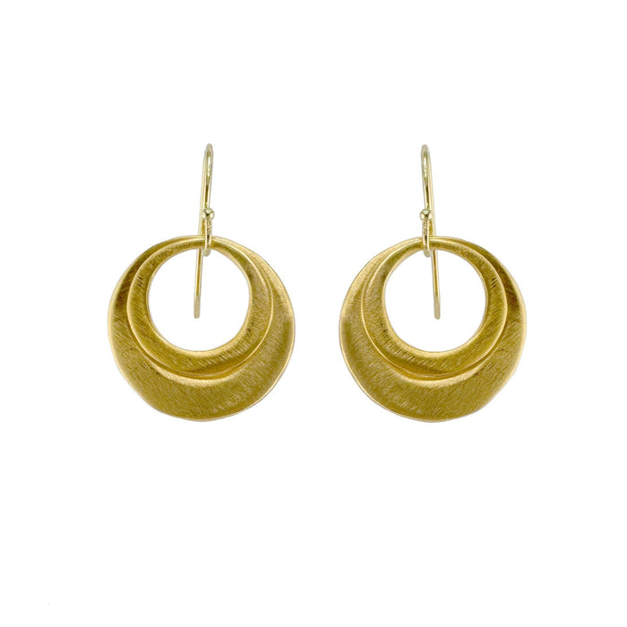 Double small & medium circles earrings: Mixed