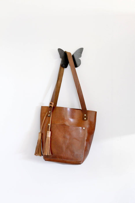 Butterfly Wall Hook - Untreated Natural Finish