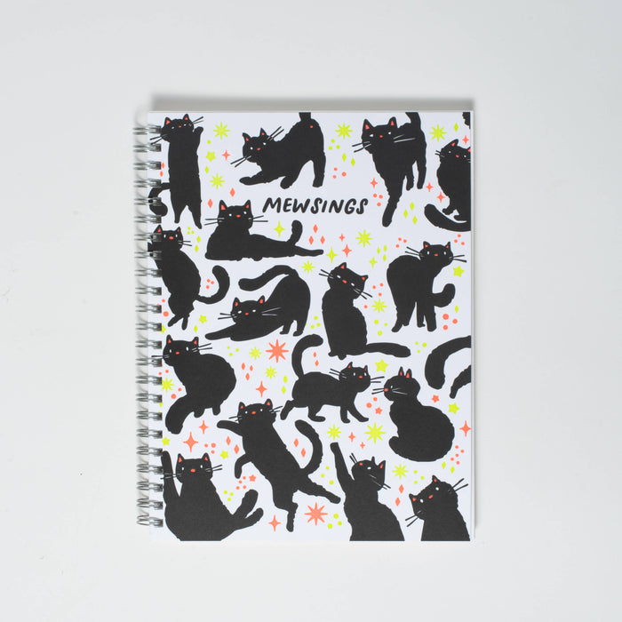 Mewsings Cat Blank Letterpress Notebook by Hello!Lucky