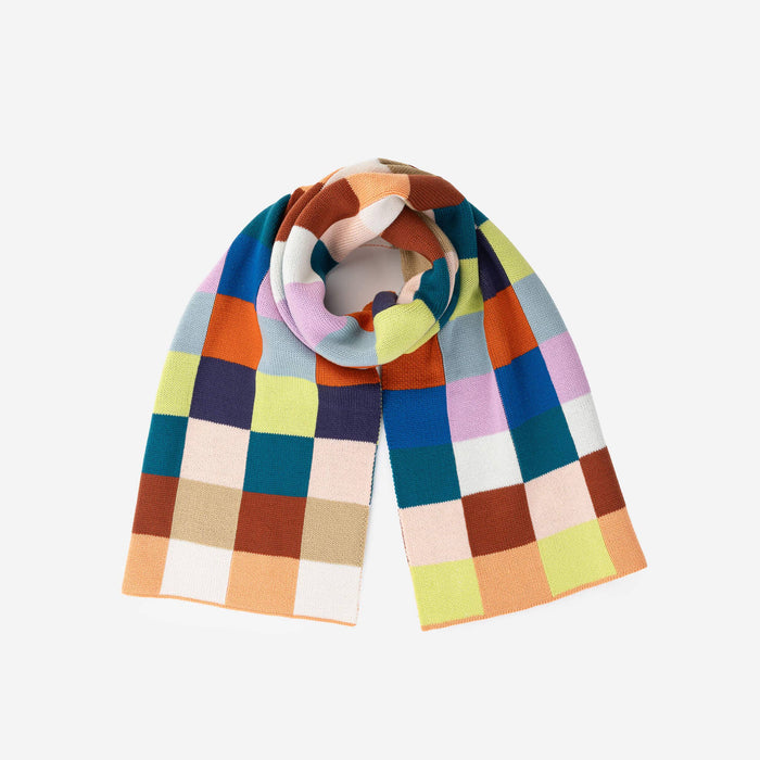 Color Patch Big Scarf: Desert