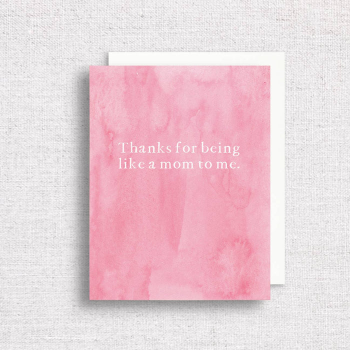 Thanks for Being Like a Mom to Me Greeting Card | Mom Figure