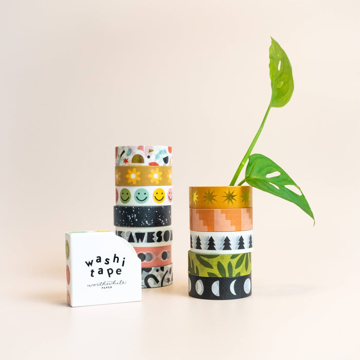 Lush Leaves Pattern Washi Tape