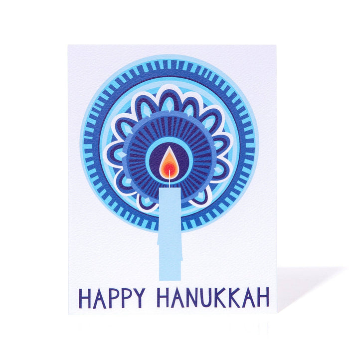 Single Hanukkah Candle Note Card: Default Title