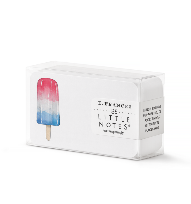 Patriotic Popsicle Little Notes® – Boxed Set of 85 Mini Note