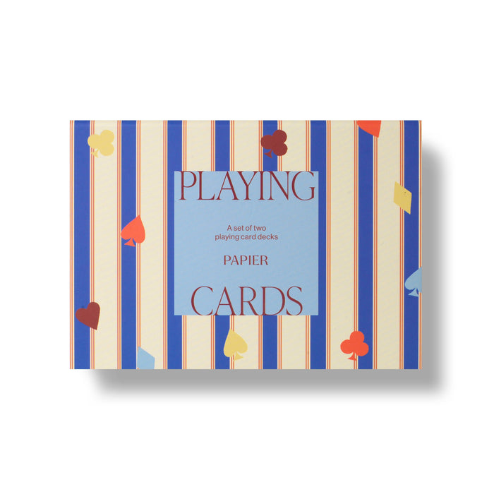 Playing Cards, Set of 2 - Suits & Stripes