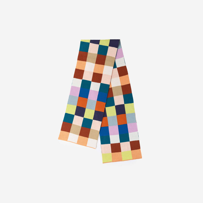 Color Patch Big Scarf: Desert