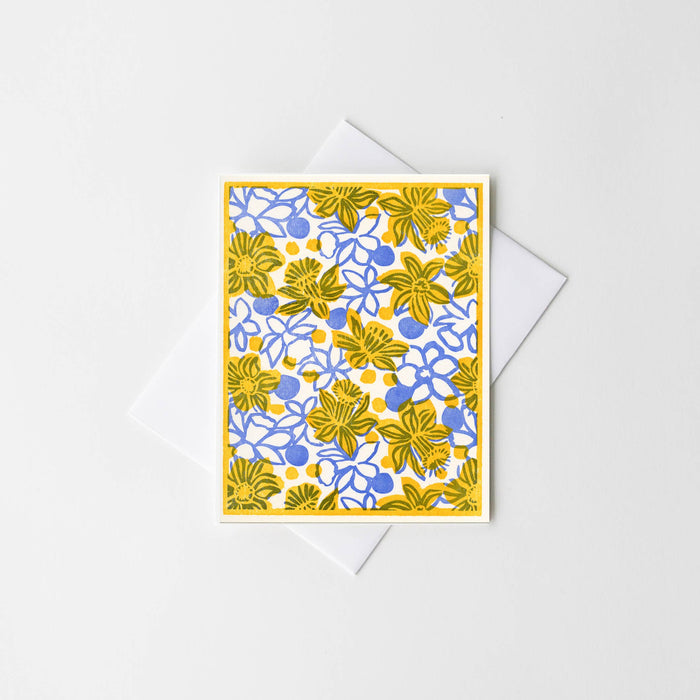 Daffodils (Yellow) Everyday Letterpress Boxed Set of Six