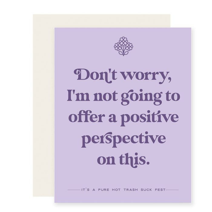 No Positive Perspective