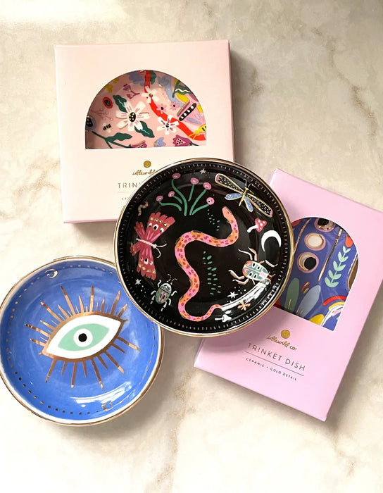 Porcelain Trinket Dish | Evil Eye