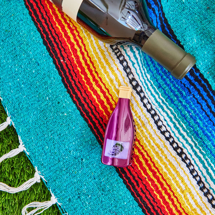 Large Red Wine Bottle Hair Claw Clip