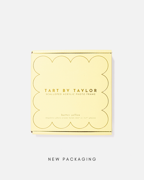 Butter Yellow Mini Acrylic Picture Frame