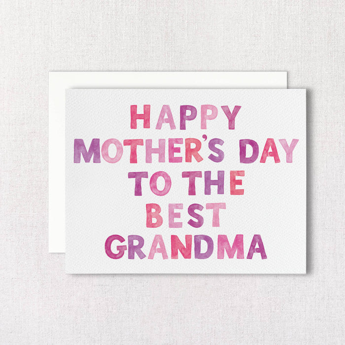 Best Grandma Mother's Day Greeting Card | Card for Grandma