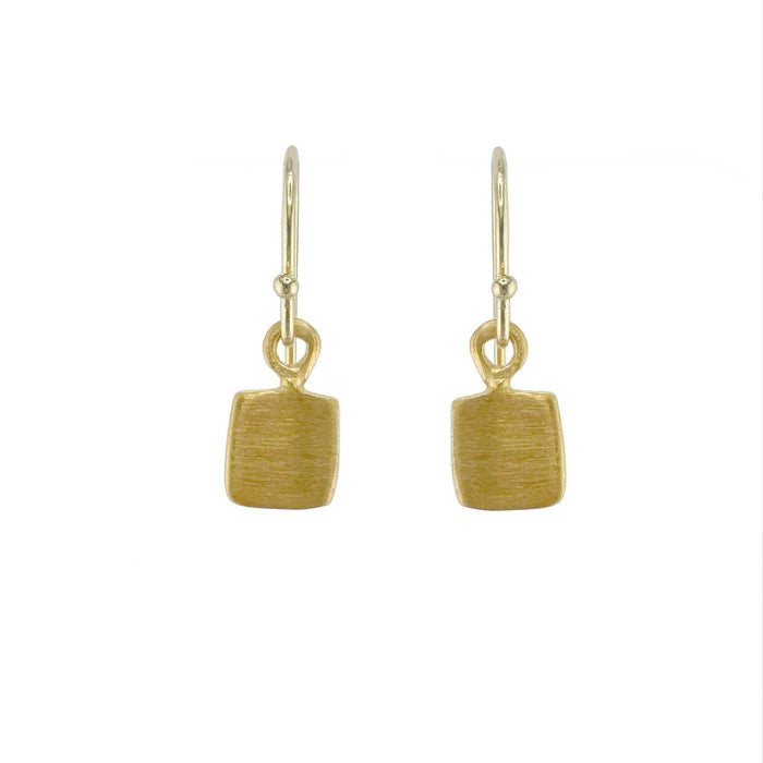 Tiny squares earrings: Silver