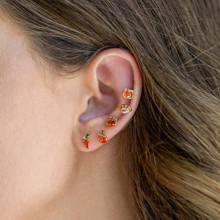 Cutie Crab Studs: Gold