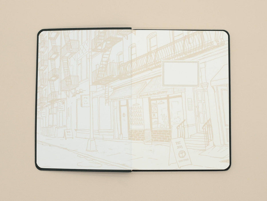 Goods for the Study Flexi Linen Journal Pine: B6