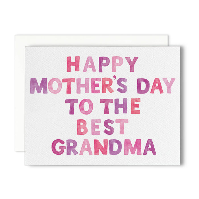 Best Grandma Mother's Day Greeting Card | Card for Grandma