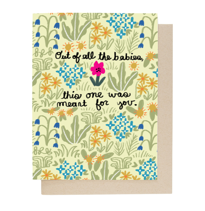 Meant For You Baby Card - Case Pack of 6 Cards