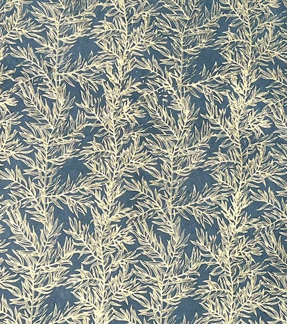 20x30 Rosemary vine, gld d teal